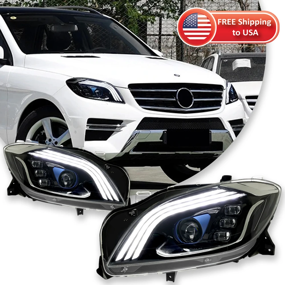 TYPY Car Lights For Benz ML W164 Headlight 2012-2015 LED Projetor head Lamp Daytime Running Light Automotive Accessories
TYPY Car Lights For Benz ML W164 Headlight 2012-2015 LED Projetor head Lamp Daytime Running Light Automotive Accessories