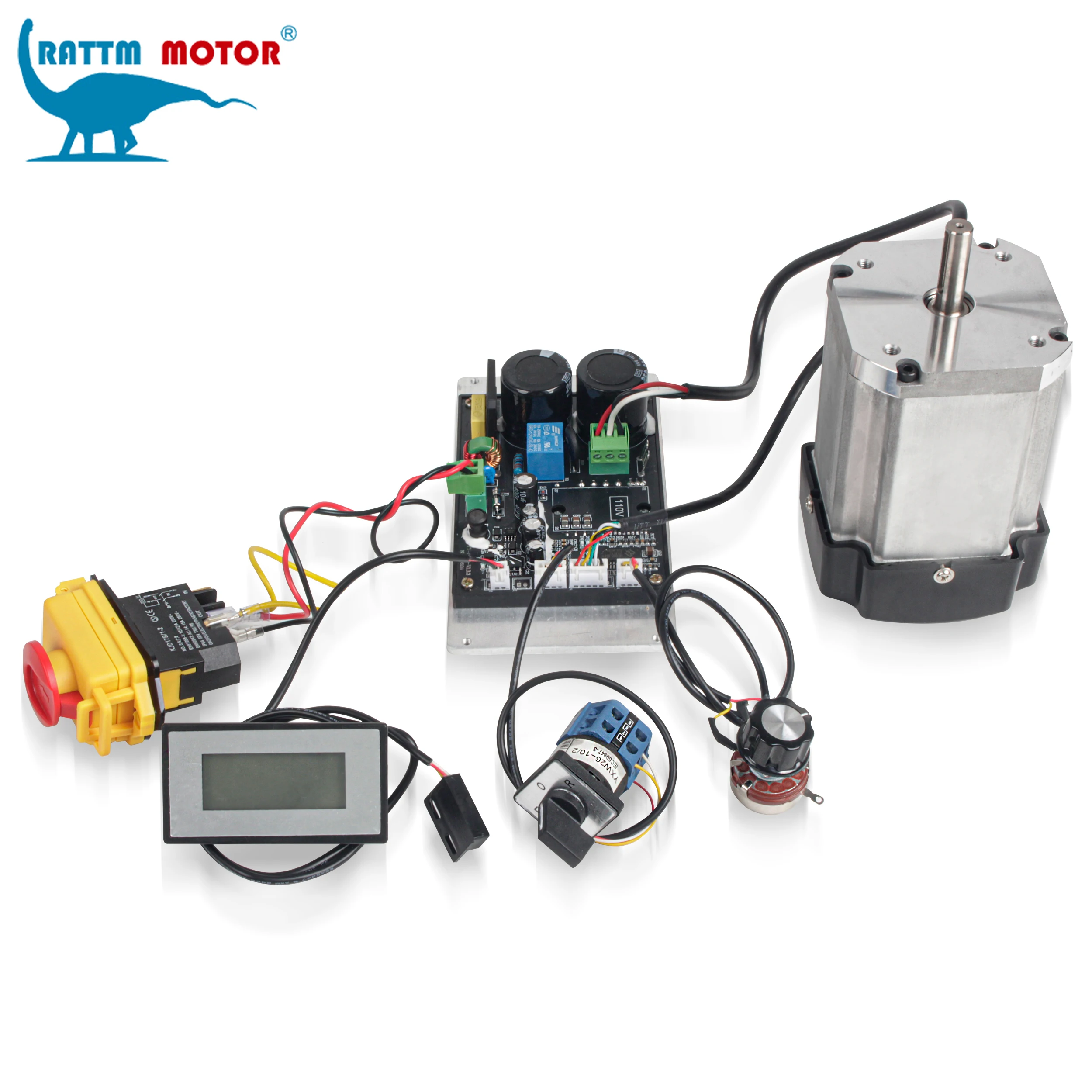1100W/850W DC Brushless Lathe Spindle Motor, Control Board & Driver with Cables, for CD-210V, MX-210V, WM-210V
1100W/850W DC Brushless Lathe Spindle Motor, Control Board & Driver with Cables, for CD-210V, MX-210V, WM-210V