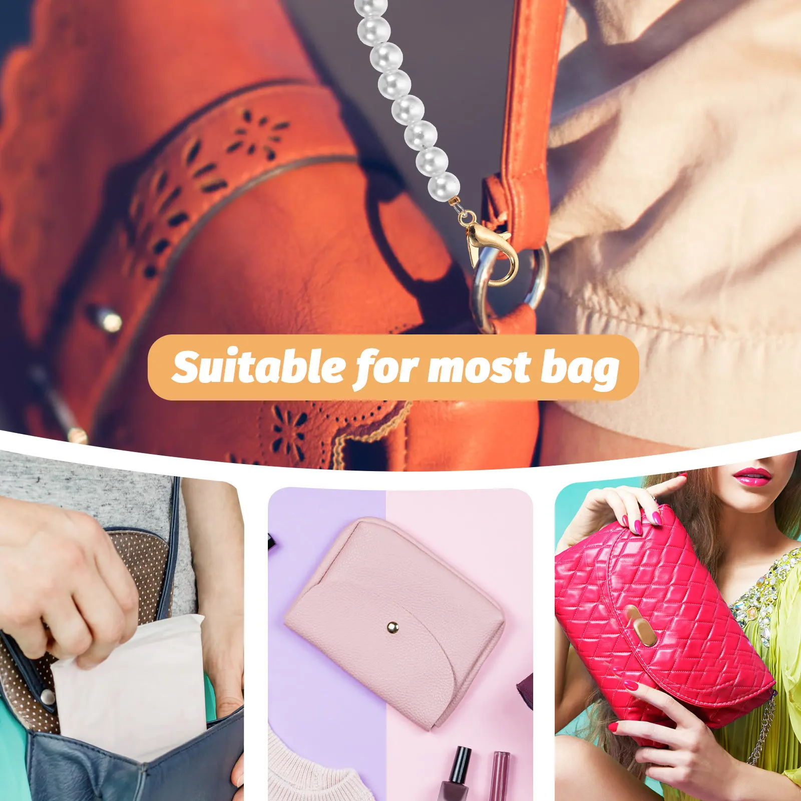 Декоративная цепочка-ремень для сумок: жемчужный ремешок для самостоятельного изготовления сумок, цепочка для сумок через плечо, серебряные цепочки для сумок, украшение для сумок, аксессуары для сумок
Декоративная цепочка-ремень для сумок: жемчужный ремешок для самостоятельного изготовления сумок, цепочка для сумок через плечо, серебряные цепочки для сумок, украшение для сумок, аксессуары для сумок