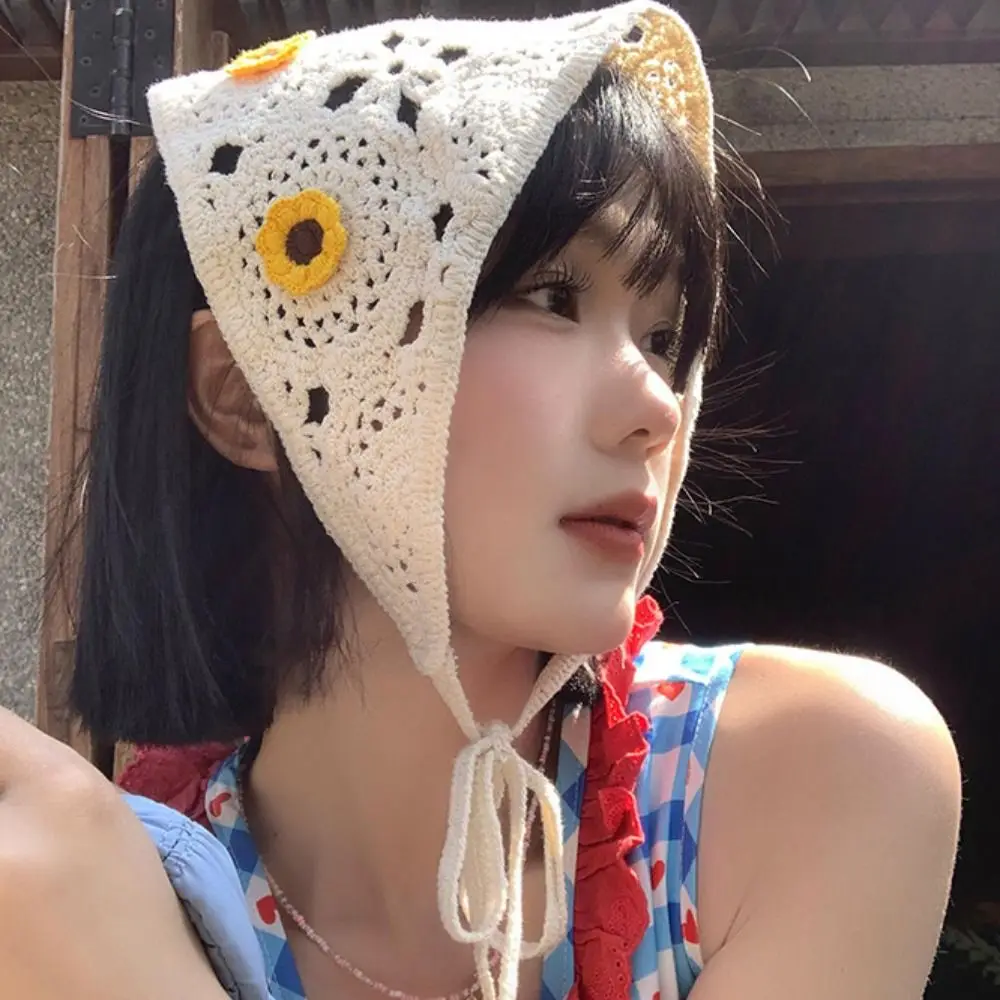 Cute Sweet Floral Knitted Headband Cherry Pastoral Bohemian Hair Band Flower Hollow Out Crochet Bandana Girl Hair Accessories
Cute Sweet Floral Knitted Headband Cherry Pastoral Bohemian Hair Band Flower Hollow Out Crochet Bandana Girl Hair Accessories
