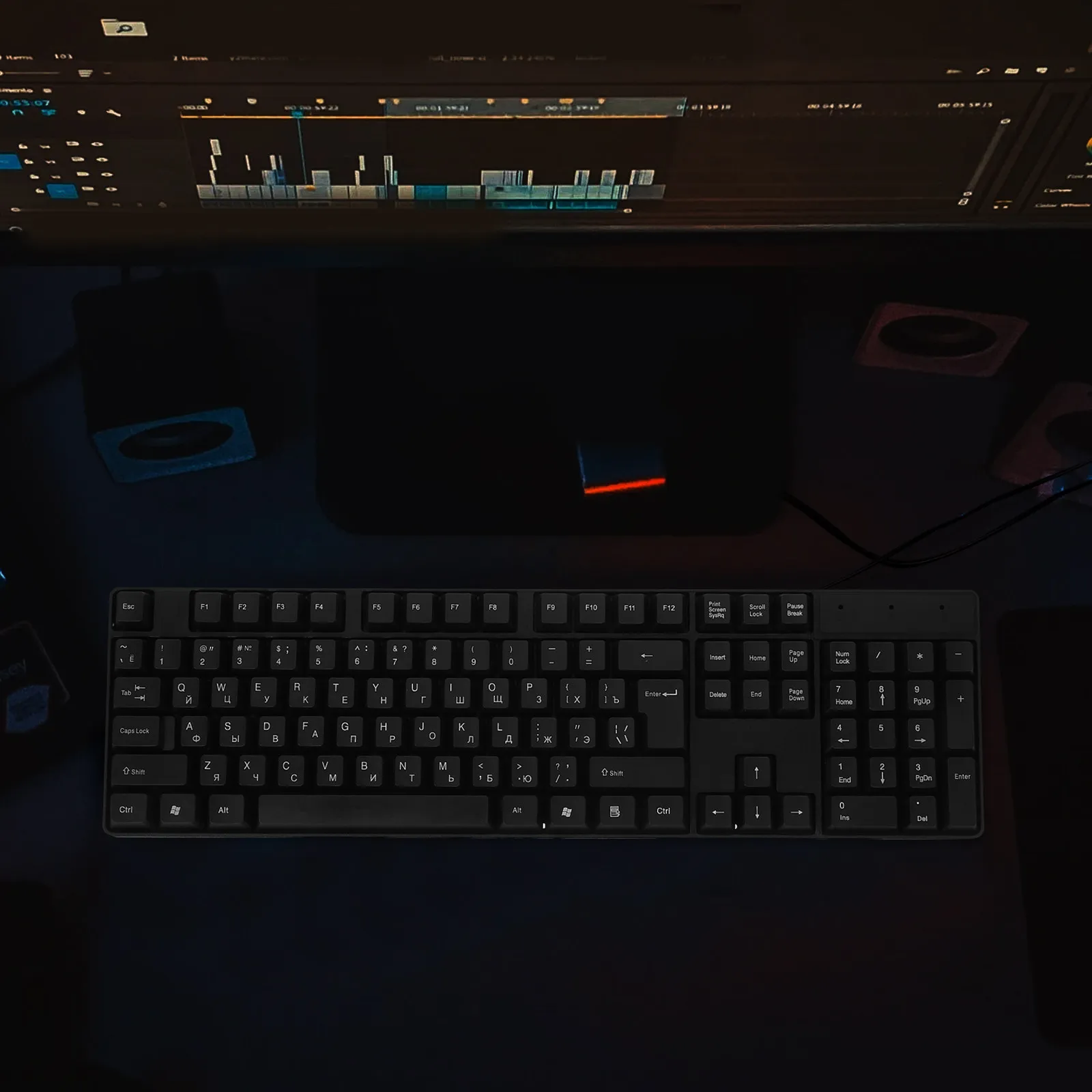 USB Wired Keyboard Russian Layout Full Size Office Desktop Computer Keyboard Plug and Play for Work Gaming with Numeric Keypad
USB Wired Keyboard Russian Layout Full Size Office Desktop Computer Keyboard Plug and Play for Work Gaming with Numeric Keypad