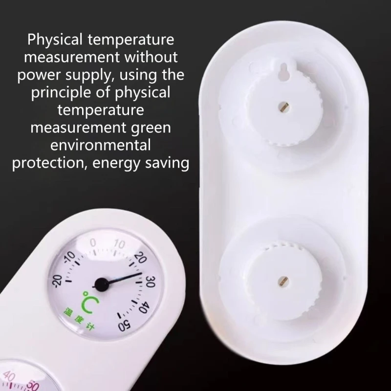 Indoor Thermometer Hygrometer Analogs 2 in 1 Temperature Humidity Monitor Gauges for Home, No BatteryNeeded KXRE
Indoor Thermometer Hygrometer Analogs 2 in 1 Temperature Humidity Monitor Gauges for Home, No BatteryNeeded KXRE