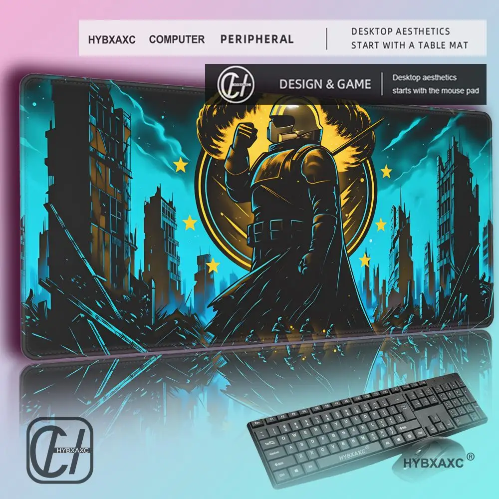 HYBXAXC Sci-Fi Warrior Battle Scene Large Gaming Mouse Pad Non-slip Rubber Base Desk Mat for PC Laptop Gamer
HYBXAXC Sci-Fi Warrior Battle Scene Large Gaming Mouse Pad Non-slip Rubber Base Desk Mat for PC Laptop Gamer