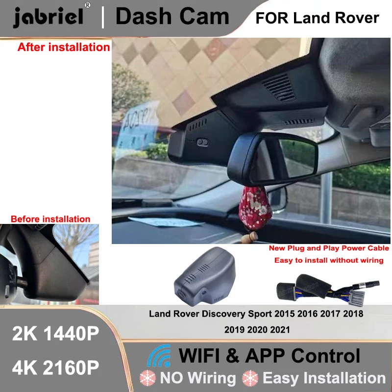 Dash Cam 4K Wifi Plug and Play Video Recorder For Land Rover Discovery Sport 2015 2016 2017 2018 2019 2020 2021 DashCam Car DVR
Dash Cam 4K Wifi Plug and Play Video Recorder For Land Rover Discovery Sport 2015 2016 2017 2018 2019 2020 2021 DashCam Car DVR