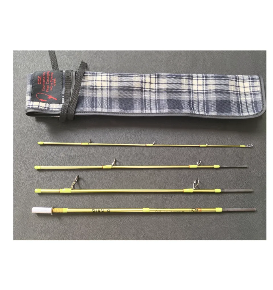 The Canadepescal Micro Bait UL type is 1.35 meters long and consists of 4 parts. It is made of fiberglass and BFS material.
The Canadepescal Micro Bait UL type is 1.35 meters long and consists of 4 parts. It is made of fiberglass and BFS material.