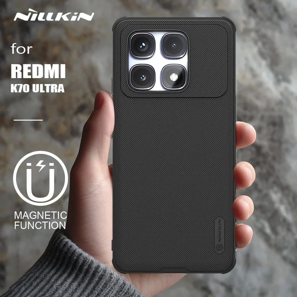 for Xiaomi Redmi K70 Ultra 5G Case Nillkin Super Frosted Shield Hard PC Soft Edge for Magsafe Magnetic Protection Cover
for Xiaomi Redmi K70 Ultra 5G Case Nillkin Super Frosted Shield Hard PC Soft Edge for Magsafe Magnetic Protection Cover