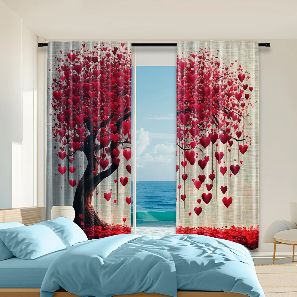 2 pcs, versatile polyester transparent curtains for home decoration Valentine's Day60 for use in bedrooms and living rooms
2 pcs, versatile polyester transparent curtains for home decoration Valentine's Day60 for use in bedrooms and living rooms