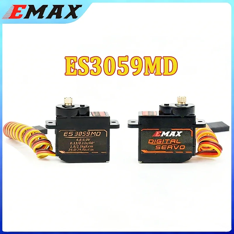 Emax ES3059MD 12g Metal Gear Digital Servo High Precision Durability for Heavy Duty Remote Control Robot And Model
Emax ES3059MD 12g Metal Gear Digital Servo High Precision Durability for Heavy Duty Remote Control Robot And Model