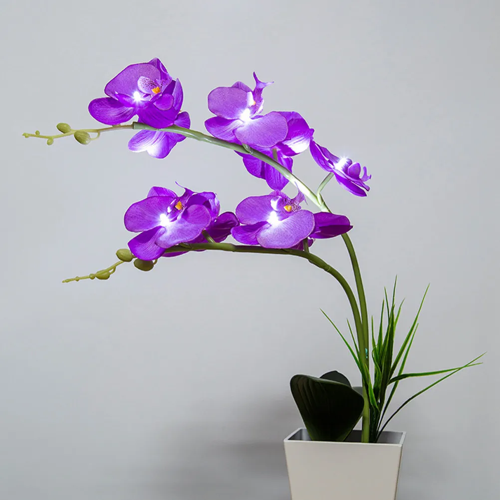 LED Bonsai Light Artificial Orchid Flower 9 LED Beads Creative Table Lamp Decorative Indoor Flower Light Bedroom Home Decor
LED Bonsai Light Artificial Orchid Flower 9 LED Beads Creative Table Lamp Decorative Indoor Flower Light Bedroom Home Decor