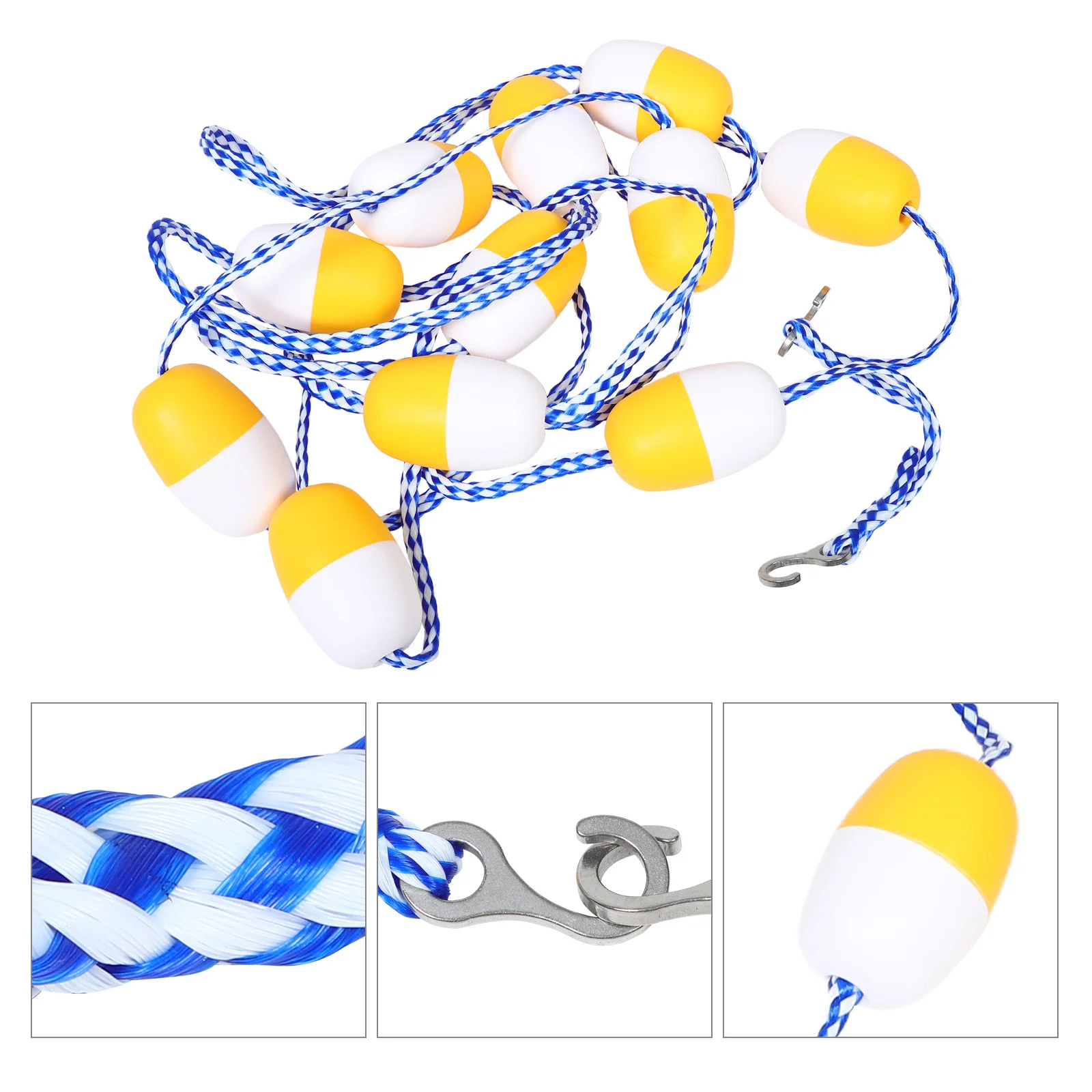 Pool Divider Rope with Floating Buoys 30M High Visibility Swim Lane Line for Safety Organization in Swimming Pools
Pool Divider Rope with Floating Buoys 30M High Visibility Swim Lane Line for Safety Organization in Swimming Pools