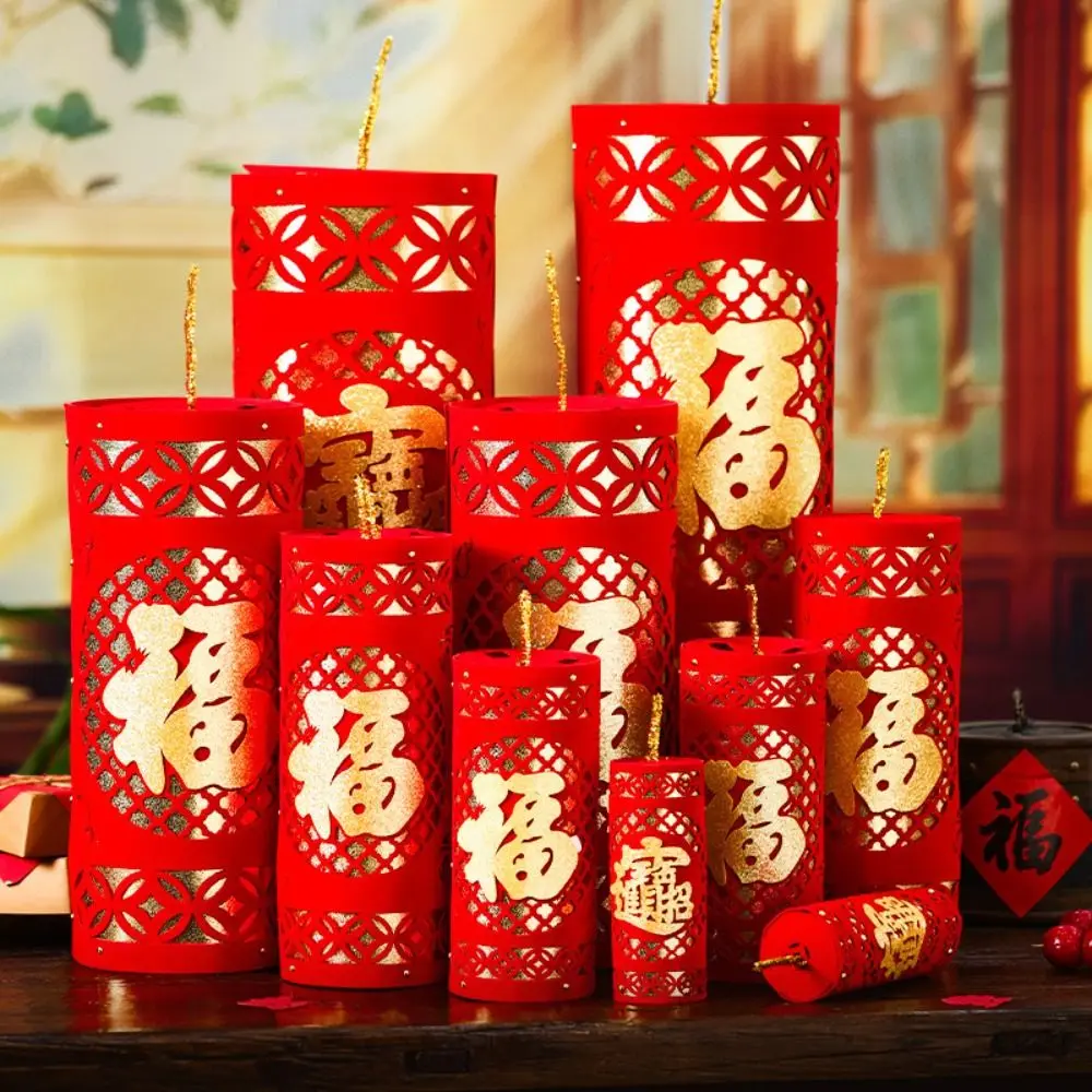1 Pair Firecracker New Year Decorations New Year Traditional Spring Festival Paper Cut Display Firecracker Realistic Good Luck
1 Pair Firecracker New Year Decorations New Year Traditional Spring Festival Paper Cut Display Firecracker Realistic Good Luck