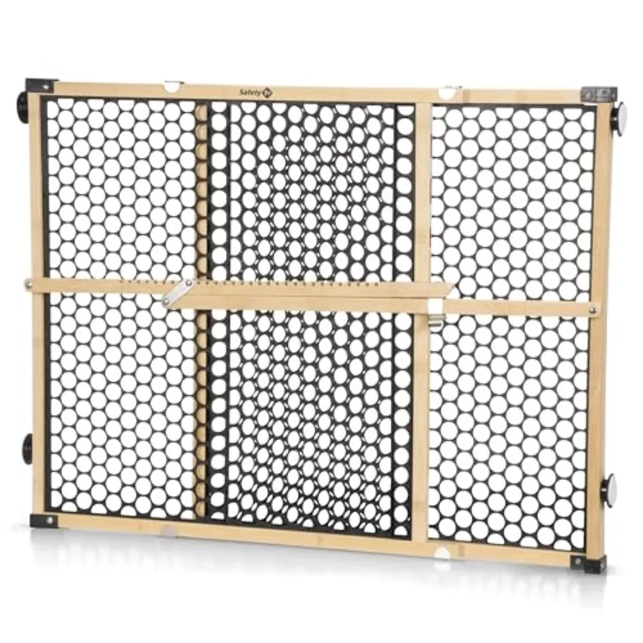 Bamboo Baby Gate for Doorways, No Drill Easy Install, Dog Gates, Fits 28"-42", 24" High, Bamboo and Black
Bamboo Baby Gate for Doorways, No Drill Easy Install, Dog Gates, Fits 28"-42", 24" High, Bamboo and Black