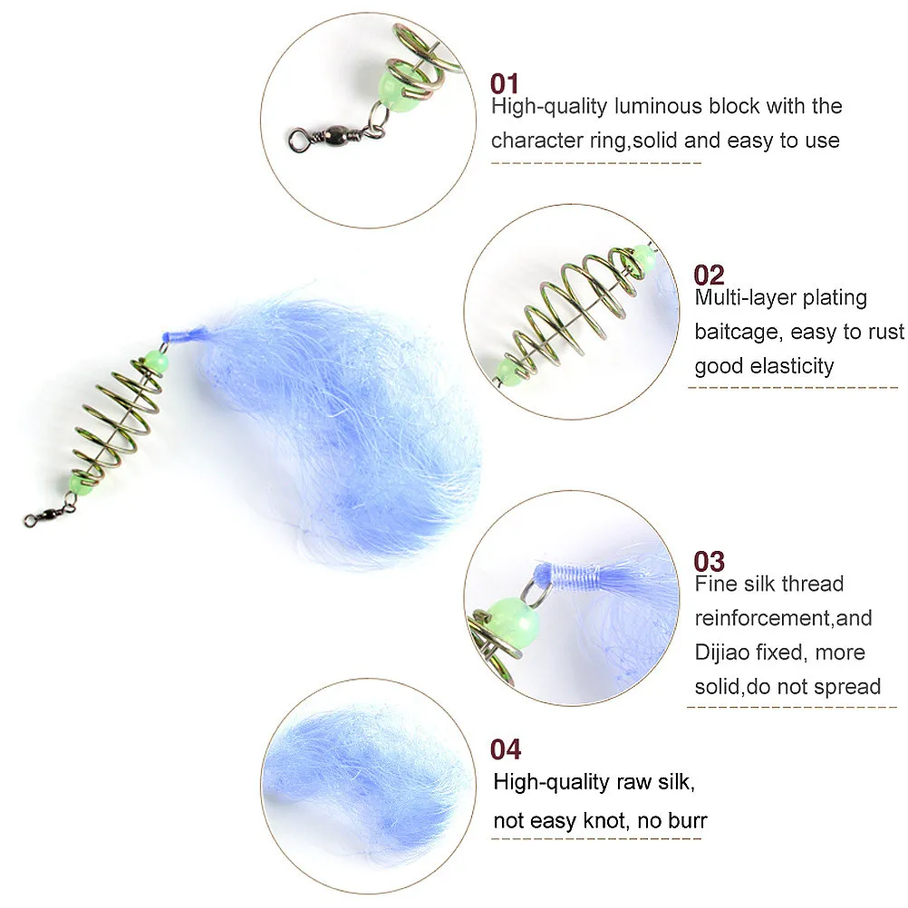 20Pcs Strong Replacement Fishing Mesh Net Safe Fishing Convenient Rod-Hang Design Heavy Duty Cast Net Bait Trap 8 Holes
20Pcs Strong Replacement Fishing Mesh Net Safe Fishing Convenient Rod-Hang Design Heavy Duty Cast Net Bait Trap 8 Holes