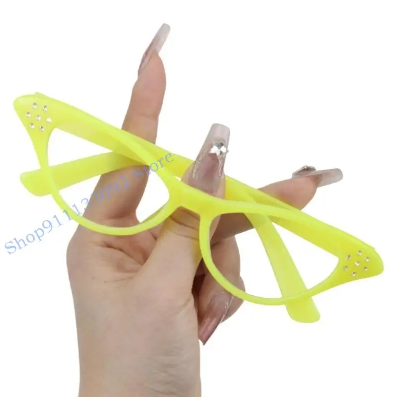 H9ED Colorful Glasses Rhinestones Studded Glasses for Various Occasion and Outfit
H9ED Colorful Glasses Rhinestones Studded Glasses for Various Occasion and Outfit
