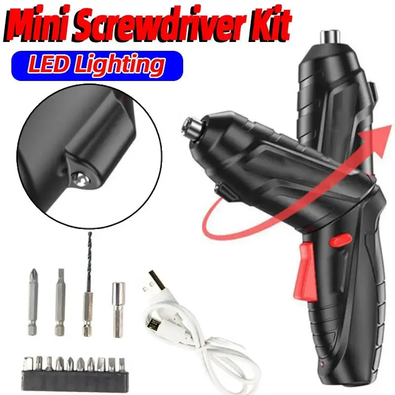 3.6V Mini Wireless Screwdriver Rechargeable Electric Screw Driver LED Lighting Household Powerful Impact Drill Home Power Tool
3.6V Mini Wireless Screwdriver Rechargeable Electric Screw Driver LED Lighting Household Powerful Impact Drill Home Power Tool