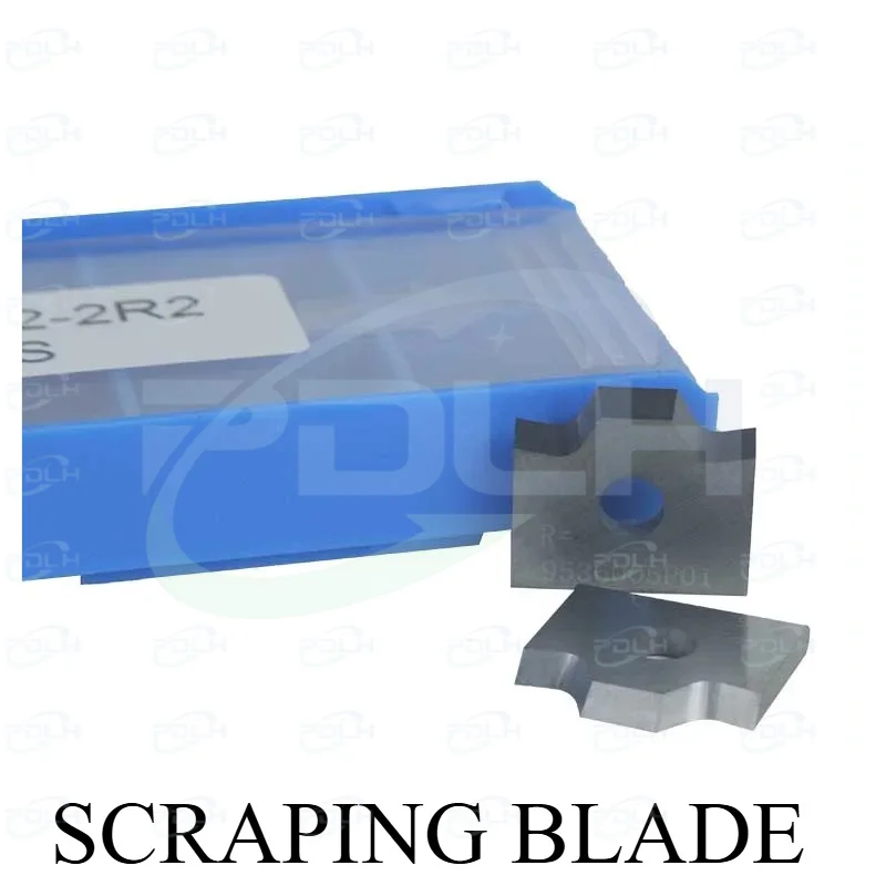 5PCS Scraping Blade Scraper 16X14.4X2mm R2 for Edge Banding Machine Machinery Accessories