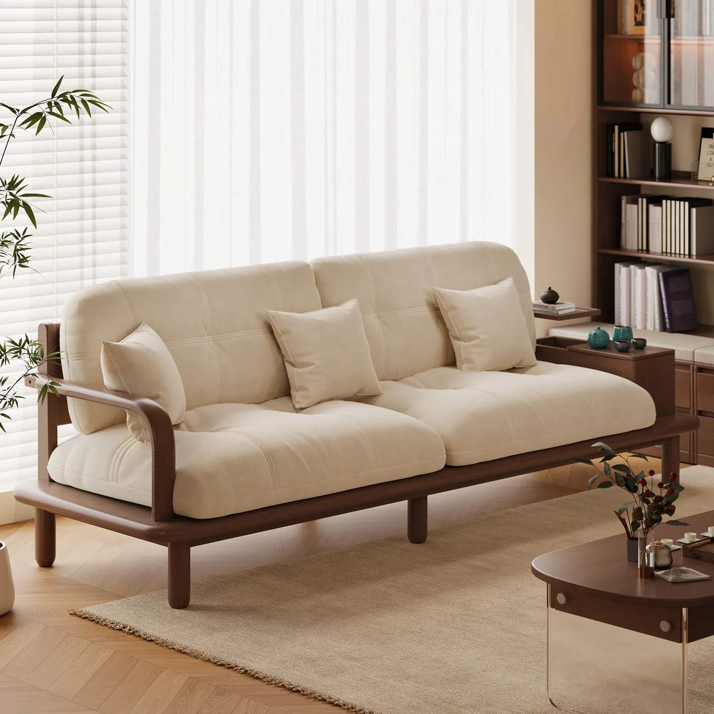 #Aesthetics New Chinese Style Three-Seat Fabric Sofa Flannel Cover Removable Washable High Density Sponge Filling For Living Roo
#Aesthetics New Chinese Style Three-Seat Fabric Sofa Flannel Cover Removable Washable High Density Sponge Filling For Living Roo