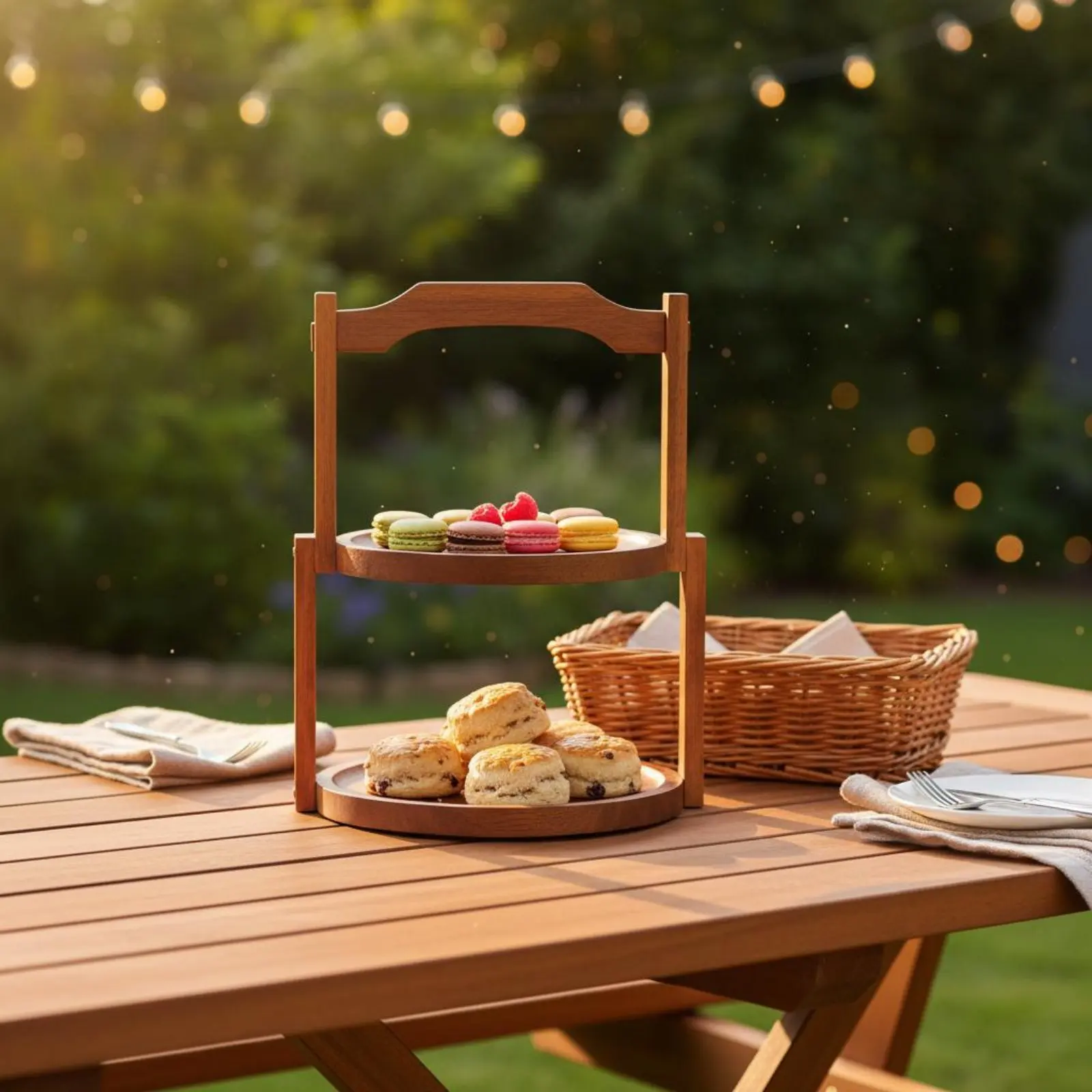Wooden Tiered Dessert Stand Removable Tiers 3-Tier Dessert Display Stand 3 Tier Serving Tray Easy to Assemble for Banquet, Party
Wooden Tiered Dessert Stand Removable Tiers 3-Tier Dessert Display Stand 3 Tier Serving Tray Easy to Assemble for Banquet, Party