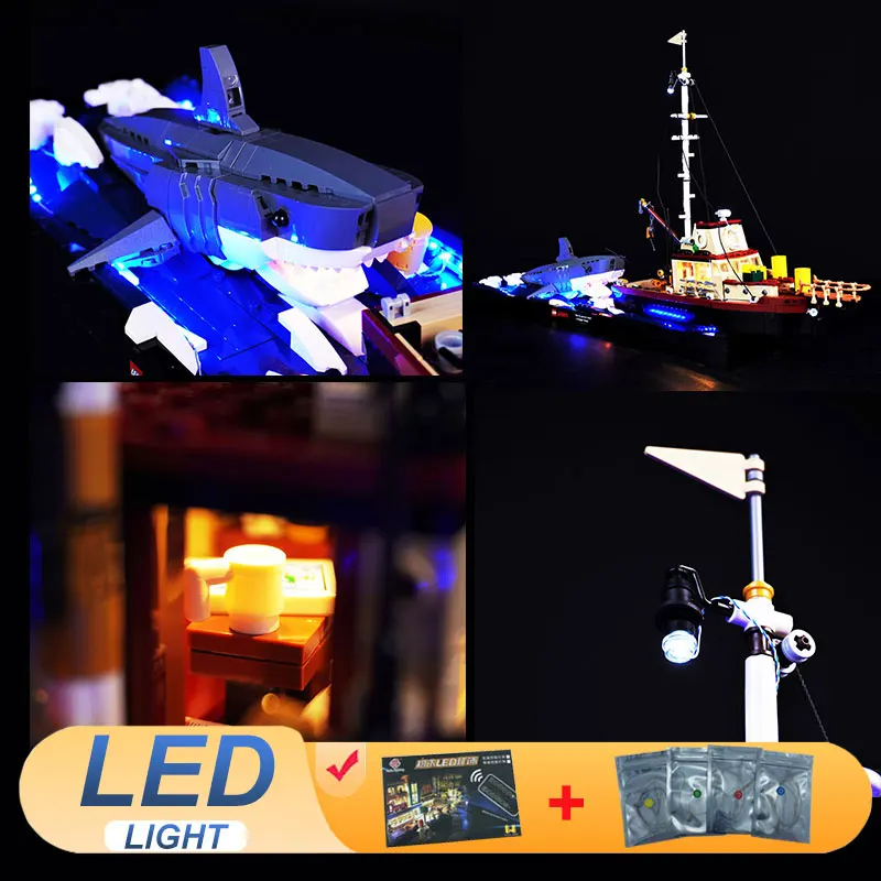 LED Light Kit For LEGO 21350 Jaws Decorative Lamp Ideas DIY Gift (Not Include Building Blocks Bricks Kits Sets Model)
LED Light Kit For LEGO 21350 Jaws Decorative Lamp Ideas DIY Gift (Not Include Building Blocks Bricks Kits Sets Model)