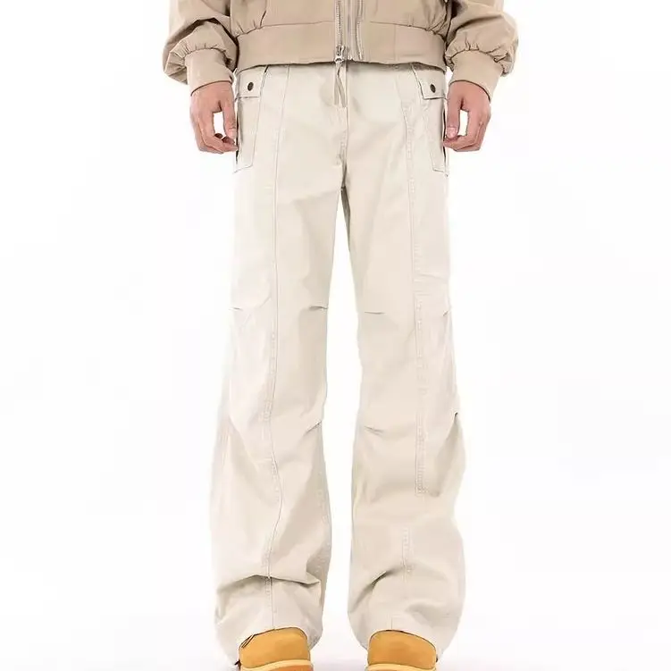 Мужские тактические брюки-карго свободного кроя с карманами, прямые, плиссированные, винтажные, рваные, в стиле Харадзюку, для повседневной носки
Мужские тактические брюки-карго свободного кроя с карманами, прямые, плиссированные, винтажные, рваные, в стиле Харадзюку, для повседневной носки