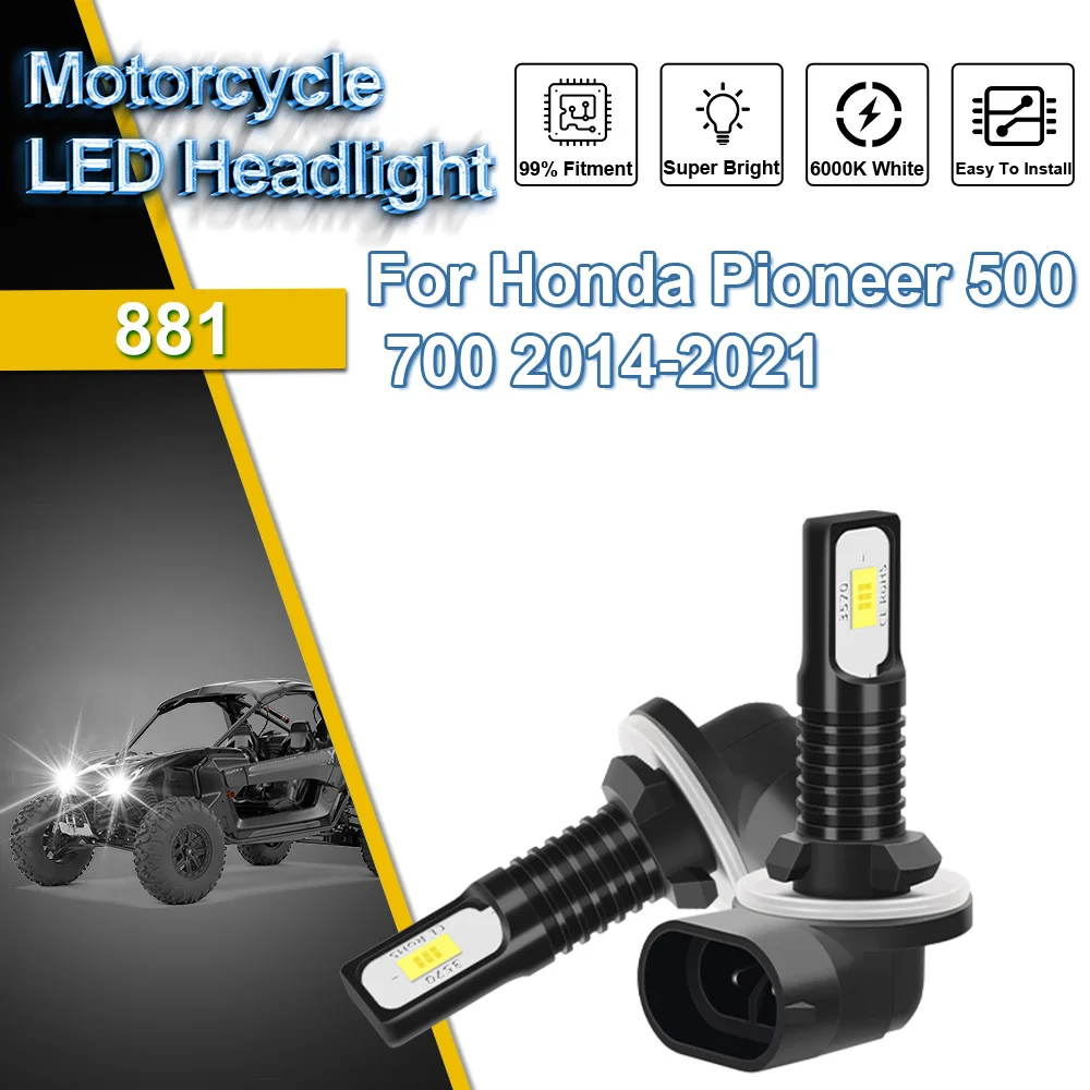 For Honda Pioneer 500 700 2014 2015 2016 2017 2018 2019-2021 Motorcycle Additional Headlight Bulb Auxiliary Lamp Left Or Right
For Honda Pioneer 500 700 2014 2015 2016 2017 2018 2019-2021 Motorcycle Additional Headlight Bulb Auxiliary Lamp Left Or Right
