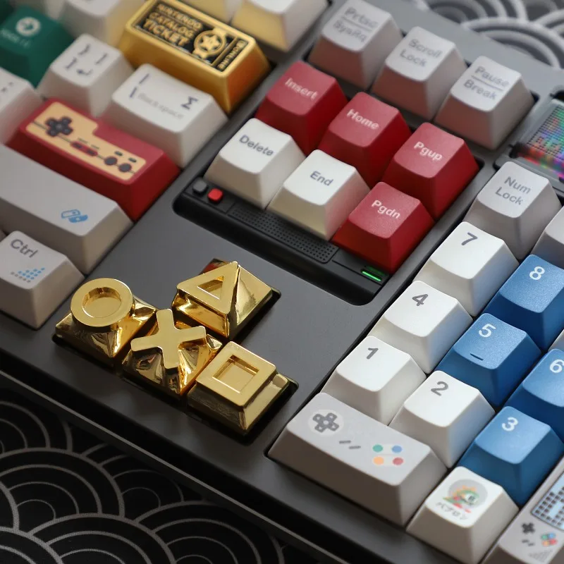Metal Keycaps Set Personality Customized Handmade Game Console Decompress Keyboard Cap for Mechanical Keyboard Accessories Gift
Metal Keycaps Set Personality Customized Handmade Game Console Decompress Keyboard Cap for Mechanical Keyboard Accessories Gift