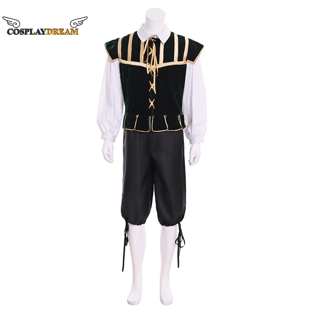 Medieval Men's Suit Renaissance 18th Century Noble Men's Clothing Vest Retro Steampunk Top Vest Pants Uniform
Medieval Men's Suit Renaissance 18th Century Noble Men's Clothing Vest Retro Steampunk Top Vest Pants Uniform
