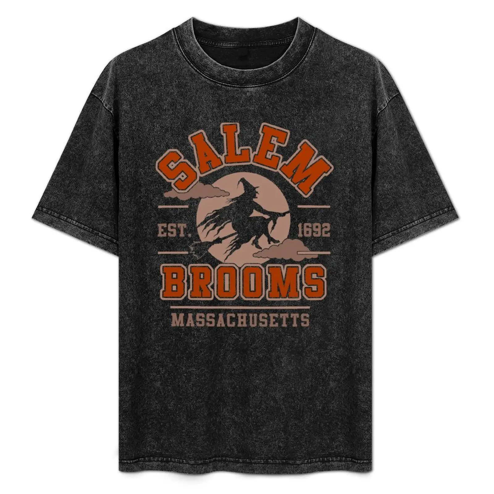 Salem Brooms T-Shirt Art Pattern Printed Casual Top
Salem Brooms T-Shirt Art Pattern Printed Casual Top