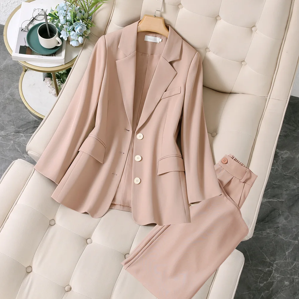 SuperAen Oversize Korean Style Single Breasted Suit Full Length High Waist Wide-leg Pants Spring and Autumn Two-piece Sets
SuperAen Oversize Korean Style Single Breasted Suit Full Length High Waist Wide-leg Pants Spring and Autumn Two-piece Sets