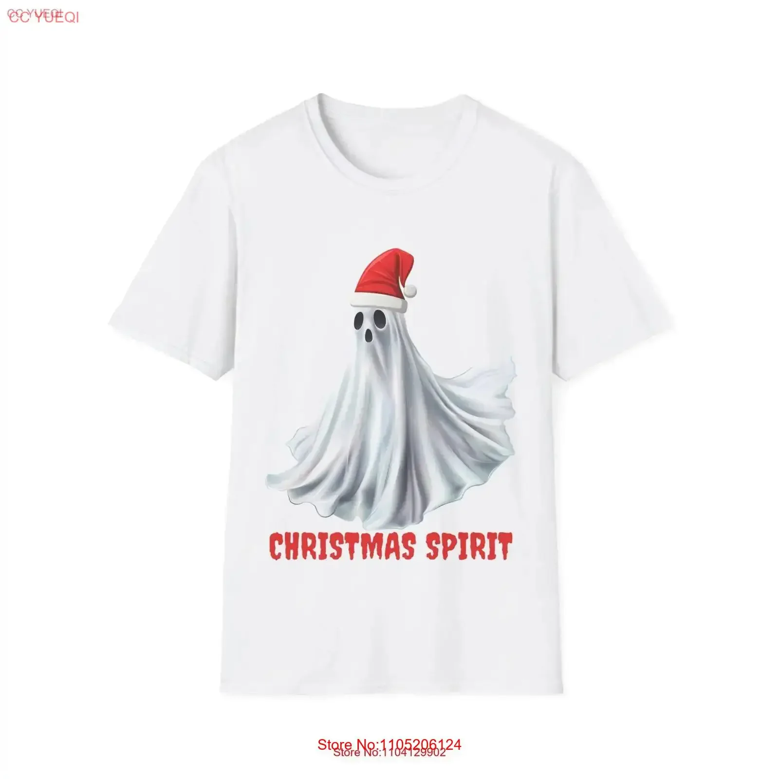 Christmas Spirit Ghost Softstyle T Shirt Holiday Festive Xmas Winter Seasonal Apparel Top vintage Washed Stretched homme
Christmas Spirit Ghost Softstyle T Shirt Holiday Festive Xmas Winter Seasonal Apparel Top vintage Washed Stretched homme