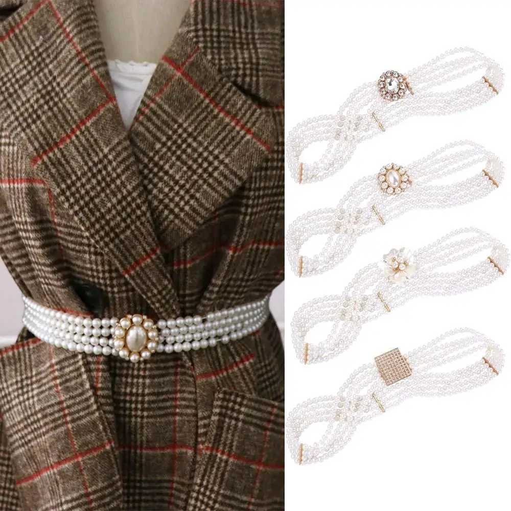 Long Jeans Metal Buckle Crystal For Girls Elastic Women Waistband Faux Pearl Dress Decoration Korean Belt
Long Jeans Metal Buckle Crystal For Girls Elastic Women Waistband Faux Pearl Dress Decoration Korean Belt