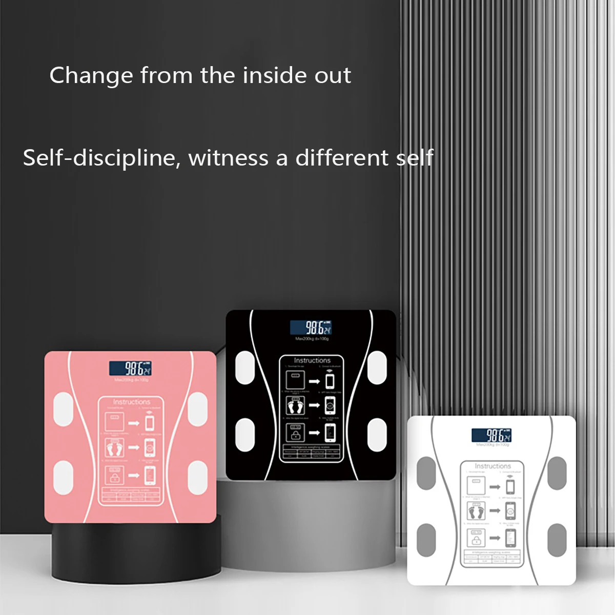Digital bathroom scale, LED display screen - compact design suitable for home/office use, battery powered, stylish small tool
Digital bathroom scale, LED display screen - compact design suitable for home/office use, battery powered, stylish small tool