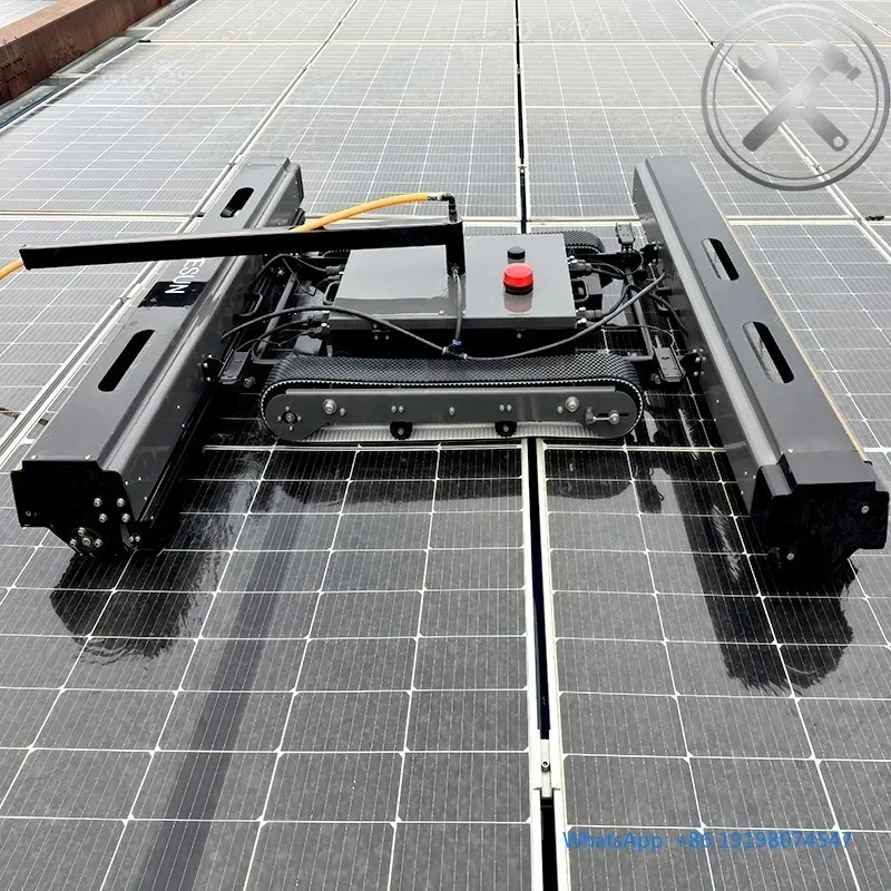 2025 Automatic Solar Panel Cleaning Double Brush Long Track High Efficiency PV Panel Cleaner
2025 Automatic Solar Panel Cleaning Double Brush Long Track High Efficiency PV Panel Cleaner