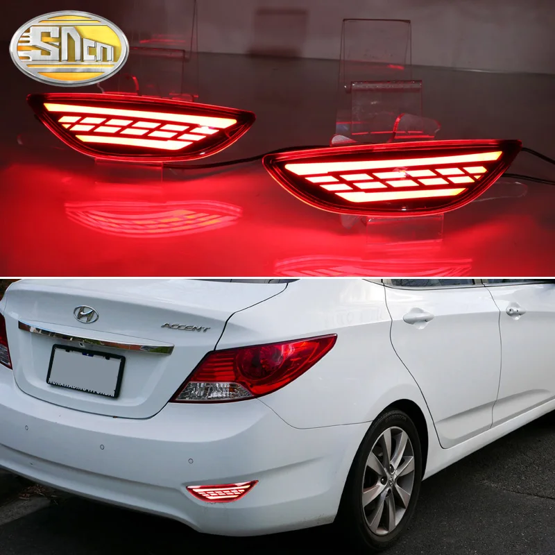 3-in-1 Functions LED Reflector Lamp Rear Fog Lamp Bumper Brake Light Turn Signal For Hyundai Accent Sedan 2012 - 2016 Solaris
3-in-1 Functions LED Reflector Lamp Rear Fog Lamp Bumper Brake Light Turn Signal For Hyundai Accent Sedan 2012 - 2016 Solaris