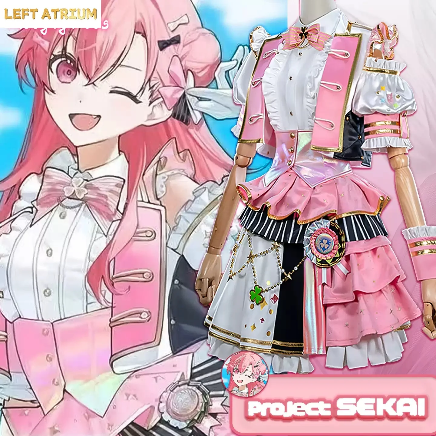 PJSK Newly Momoi Airi Cosplay Costume Halloween Christmas Role Playing demon Customized Women Dress Big Size
PJSK Newly Momoi Airi Cosplay Costume Halloween Christmas Role Playing demon Customized Women Dress Big Size