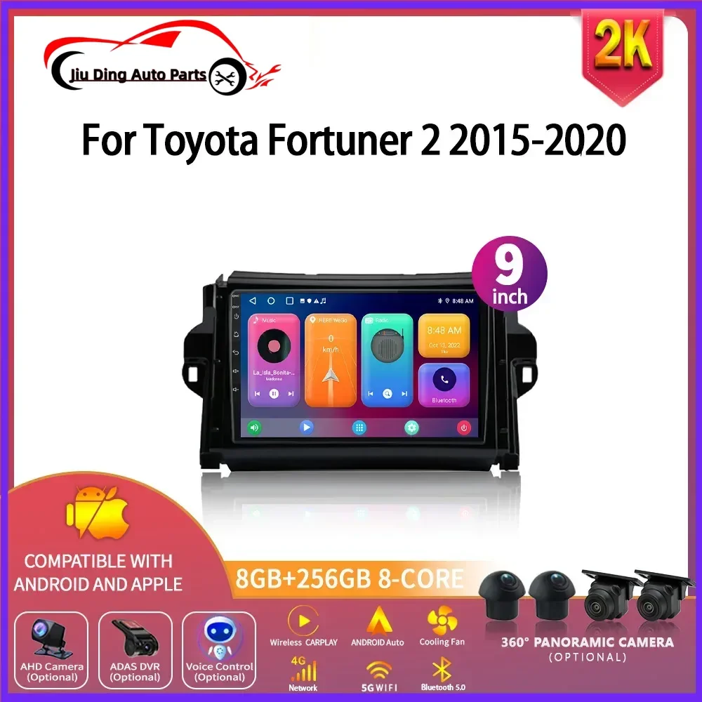 Android 14 Wireless Carplay For Toyota Fortuner 2 2015 - 2020 Universal WiFi Car Radio Multimedia Video Player Navigation
Android 14 Wireless Carplay For Toyota Fortuner 2 2015 - 2020 Universal WiFi Car Radio Multimedia Video Player Navigation