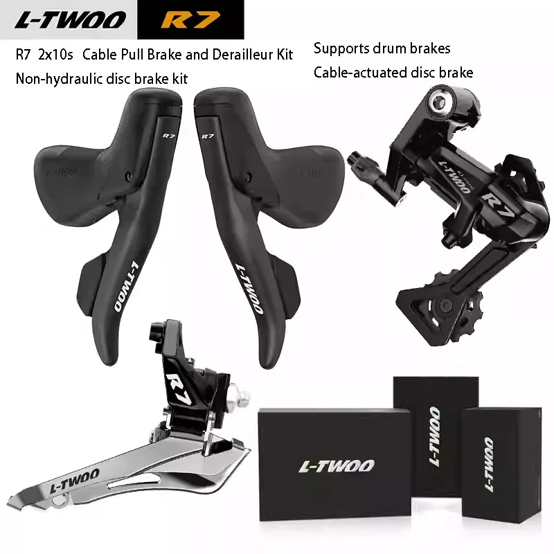 L-TWOO R7 Road Bike Rim Brake Manual Transmission Kit Cable-pull Brake Clamp-on Or Direct-mount Front Derailleurs
L-TWOO R7 Road Bike Rim Brake Manual Transmission Kit Cable-pull Brake Clamp-on Or Direct-mount Front Derailleurs