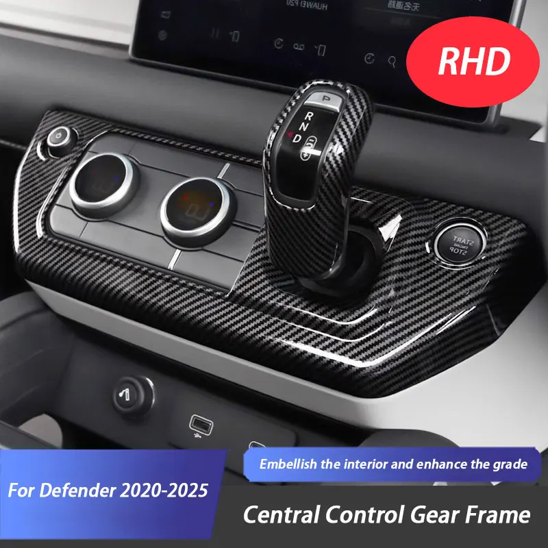RHD Center Console Gears Air Conditioning Mode Frame Cover Trim Sticker Accessories For Land Rover Defender 90 110 130 2020-2025
RHD Center Console Gears Air Conditioning Mode Frame Cover Trim Sticker Accessories For Land Rover Defender 90 110 130 2020-2025