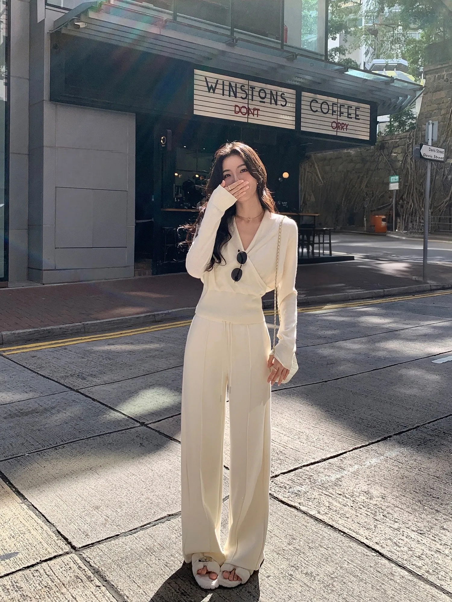 Mulvan High Waist Fce Lined Knitted Wide Leg Pants Women's White Casual Trousers Comfortable Straight Cut Polyester Blend
Mulvan High Waist Fce Lined Knitted Wide Leg Pants Women's White Casual Trousers Comfortable Straight Cut Polyester Blend