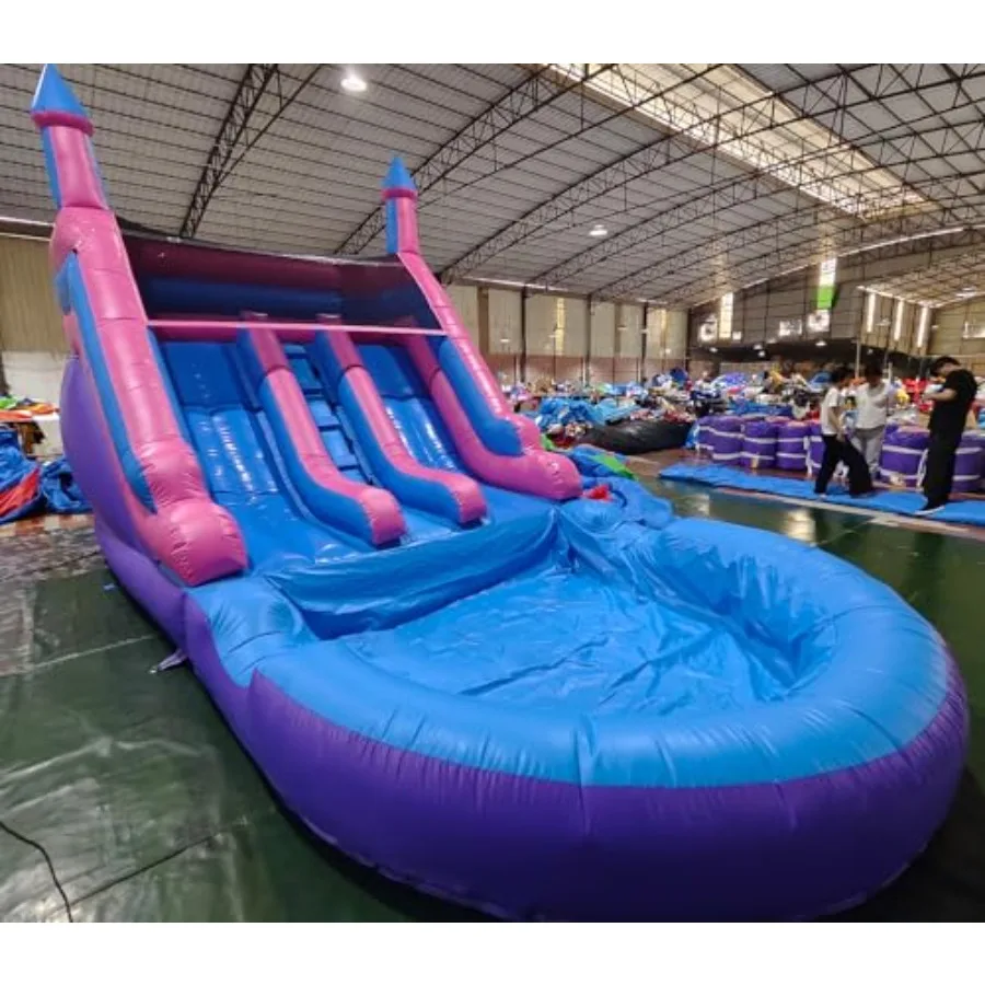 Inflatable Water Slide for Adults with Double Slides and Big Splash Pool 100 PVC 21ft Outdoor Summer Fun Backyard Party Blue 21
Inflatable Water Slide for Adults with Double Slides and Big Splash Pool 100 PVC 21ft Outdoor Summer Fun Backyard Party Blue 21