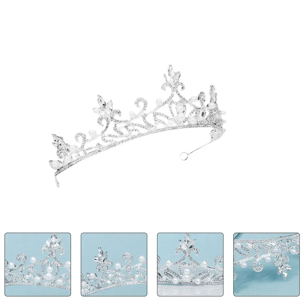 1Pcs High-Quality Rhinestone Pearl Crown Headdress Wedding Bride Crown Hair Decor Lightweight Elegant Tiara for Bridal Ceremony
1Pcs High-Quality Rhinestone Pearl Crown Headdress Wedding Bride Crown Hair Decor Lightweight Elegant Tiara for Bridal Ceremony