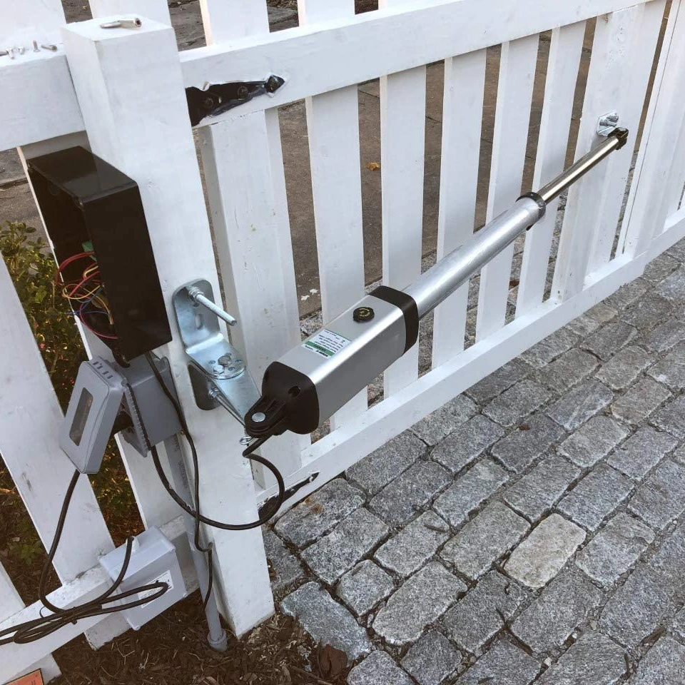 Newest Wifi Control AC220V Electric Linear Actuator 200kgs 440lbs Per Leaf Engine Motor System Automatic Swing Gate Opener
Newest Wifi Control AC220V Electric Linear Actuator 200kgs 440lbs Per Leaf Engine Motor System Automatic Swing Gate Opener