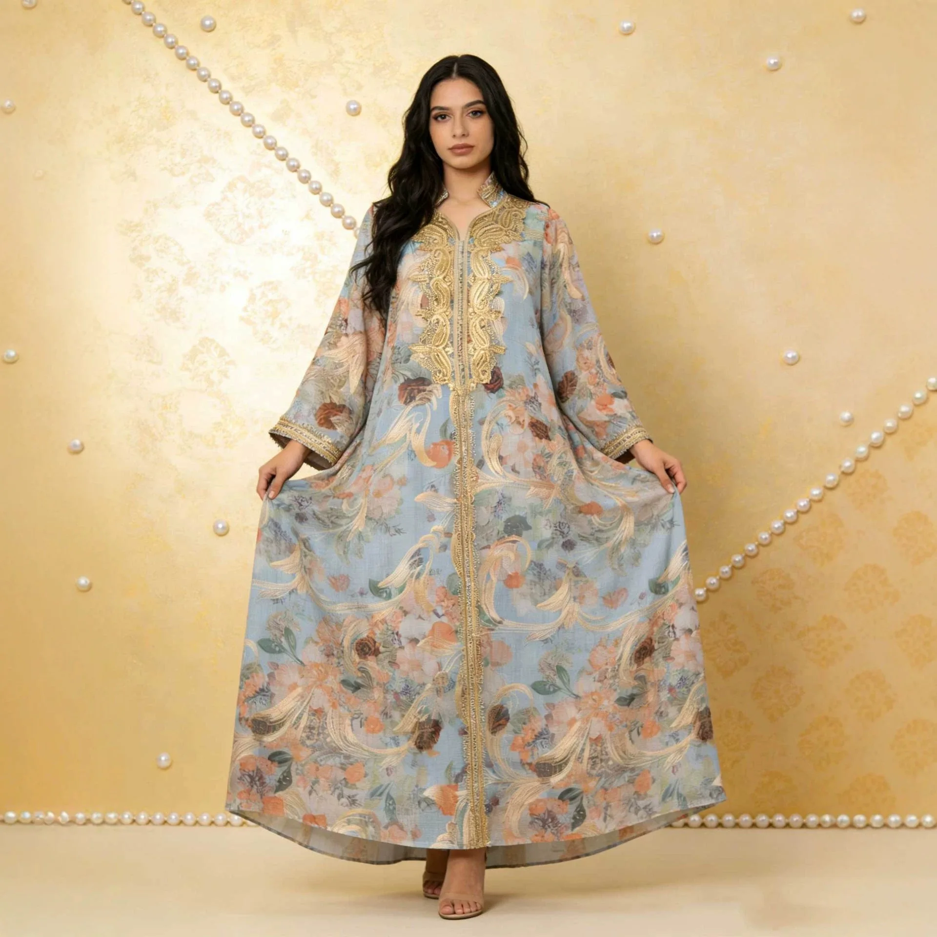 Eid Dress Women Abaya Embroidery Dresses Kaftan Jalabiya Muslim Arab Long Robe Ramadan Morocco Dubai Abayas Party Islam Vestidos
Eid Dress Women Abaya Embroidery Dresses Kaftan Jalabiya Muslim Arab Long Robe Ramadan Morocco Dubai Abayas Party Islam Vestidos