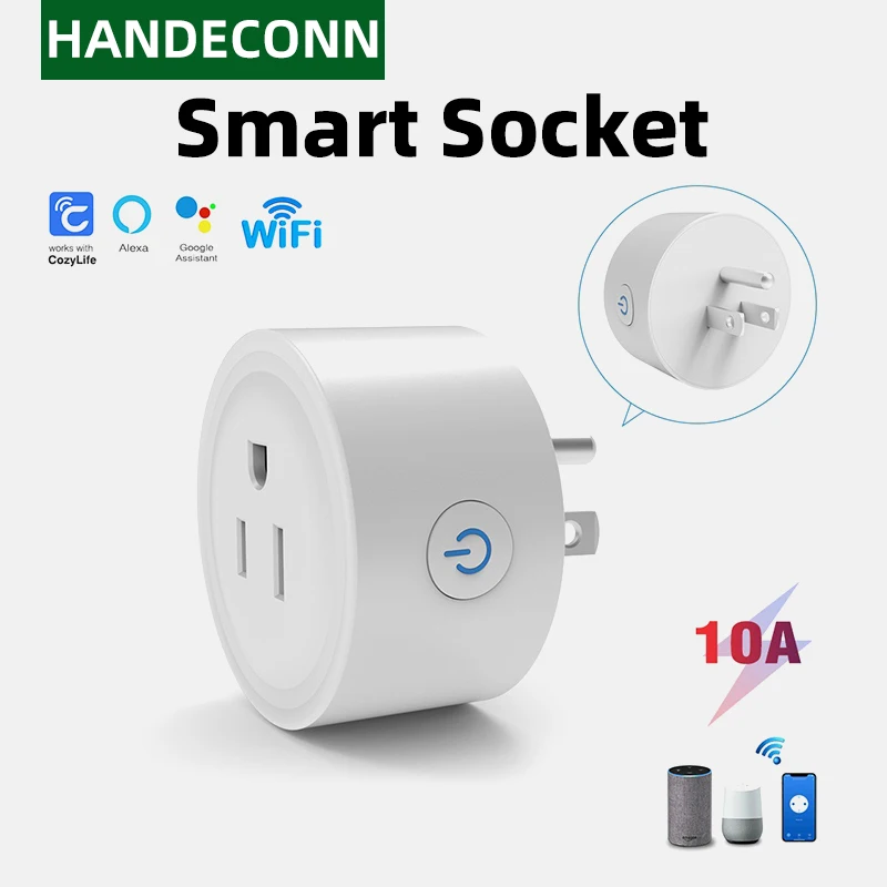 Умная розетка с Wi-Fi, вилкой стандарта США, дистанционным управлением мощностью 10 А, управление через приложение eWelink и таймер, совместимая с Google Home и Alexa
Умная розетка с Wi-Fi, вилкой стандарта США, дистанционным управлением мощностью 10 А, управление через приложение eWelink и таймер, совместимая с Google Home и Alexa
