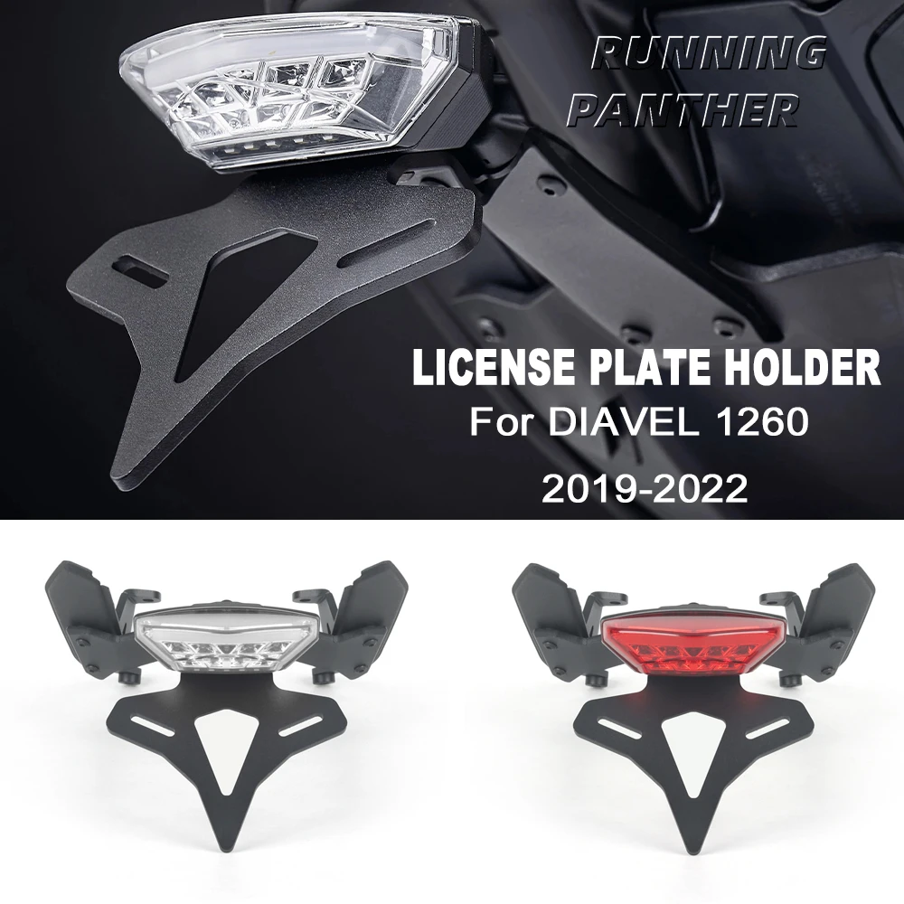 For Ducati Diavel1260 Diavel 1260 2019-2022 Motorcycle Rear Short Tail Stock License Plate Holder Tailstock Bracket LED Light
For Ducati Diavel1260 Diavel 1260 2019-2022 Motorcycle Rear Short Tail Stock License Plate Holder Tailstock Bracket LED Light