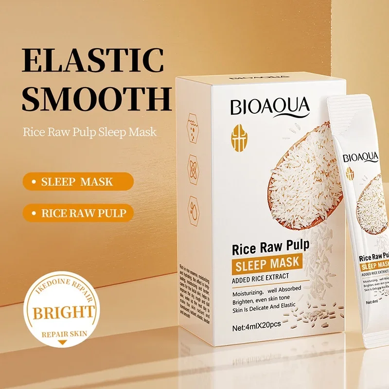 20pcs/box BIOAOUA Rice Raw Pulp Sleep Facial Mask Moisturize Brighten Whitening
20pcs/box BIOAOUA Rice Raw Pulp Sleep Facial Mask Moisturize Brighten Whitening