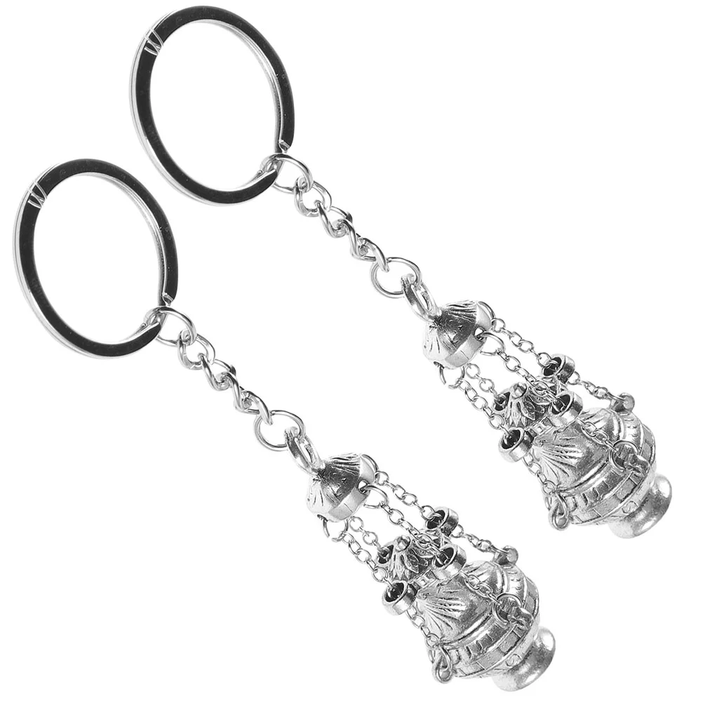 2 Pcs Incense Burner Keychain Pendant Jewelry Cute Accessories Decorative Bag Metal Creative Car Hanging Men and Women
2 Pcs Incense Burner Keychain Pendant Jewelry Cute Accessories Decorative Bag Metal Creative Car Hanging Men and Women