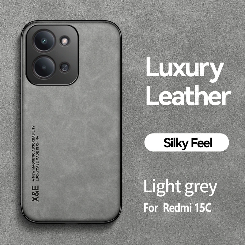 Luxury Sheepskin Leather Soft Case For Redmi 15 15C A5 4G Magnetic Holder Cover With Metal Plate Redmi Note 15 14 13 Pro Plus
Luxury Sheepskin Leather Soft Case For Redmi 15 15C A5 4G Magnetic Holder Cover With Metal Plate Redmi Note 15 14 13 Pro Plus
