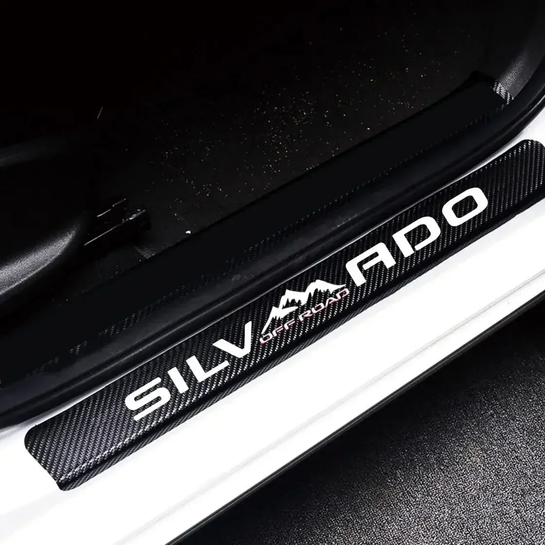Для Silverado Off Road 4 шт., защита порога автомобиля, наклейка из углеродного волокна, украшение, защита входа, накладка на порог
Для Silverado Off Road 4 шт., защита порога автомобиля, наклейка из углеродного волокна, украшение, защита входа, накладка на порог