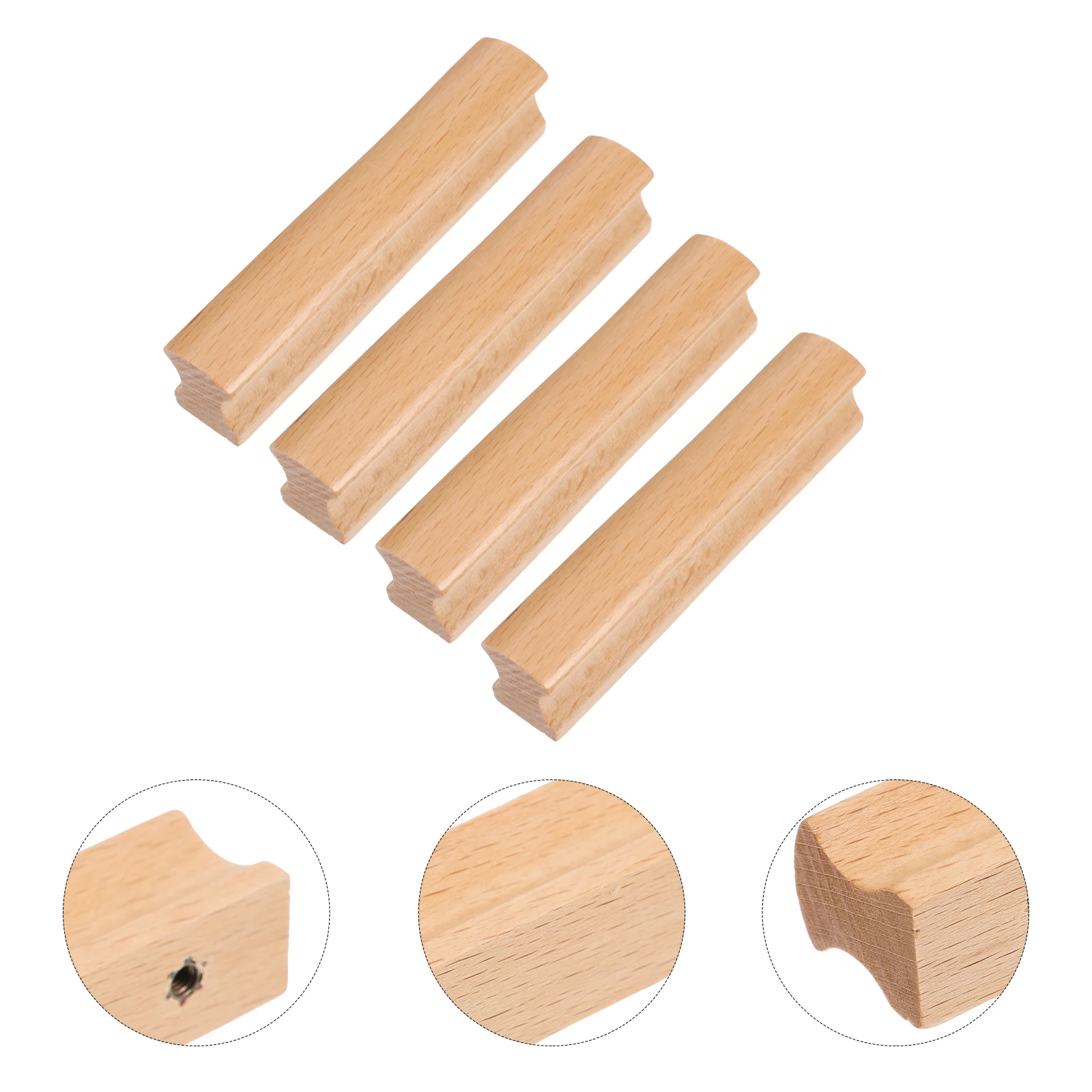 4 Pcs Handles Solid Wood Drawer Kitchen Wardrobe Door Wooden niture for Dresser Cupboard Cabinet
4 Pcs Handles Solid Wood Drawer Kitchen Wardrobe Door Wooden niture for Dresser Cupboard Cabinet